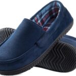 RockDove Men's Alexander Flannel Lined Loafer Slipper