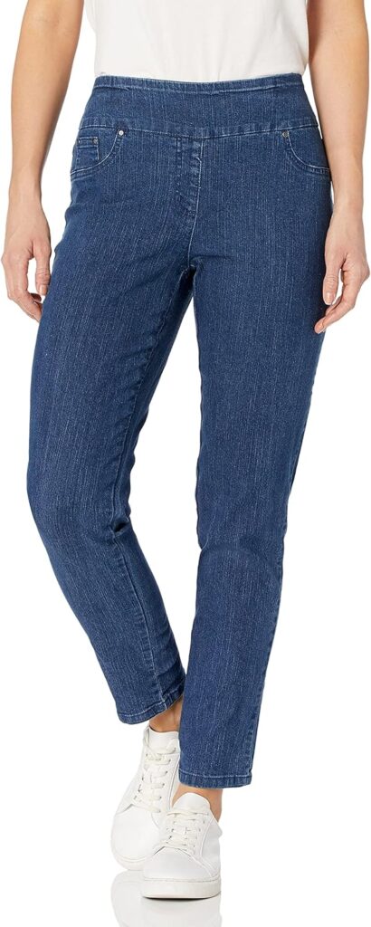 Ruby Rd. Women's Petite Pull-on Extra Stretch Denim Jean