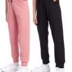 Sweet Hearts Girls' Fleece Sweatpants - 2 Pack Super Soft Athletic Performance Jogger Pants: Made in USA (7-16)