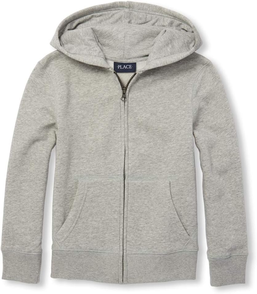 The Children's Place Boys' Hoodie Sweatshirt, Zip Up