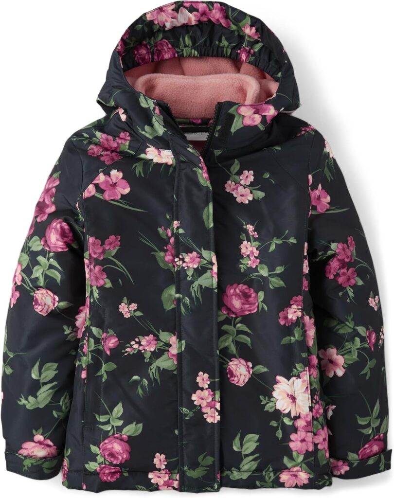 The Children's Place Girls' Heavy 3 in 1 Winter Jacket, Wind Water-Resistant Shell, Fleece Inner