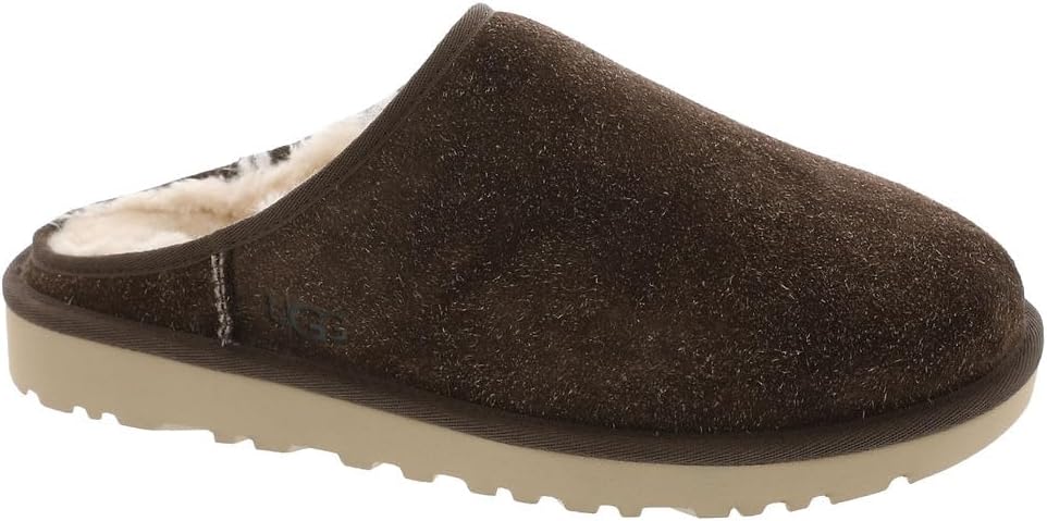 UGG Men's Classic Slip On Shaggy Suede Slipper