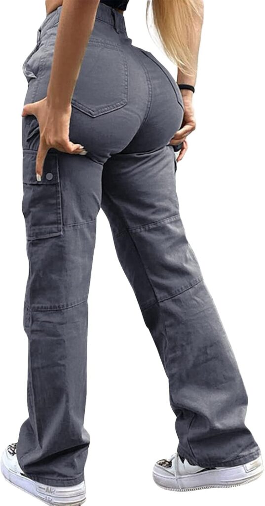 Women's Cargo Jeans Pants