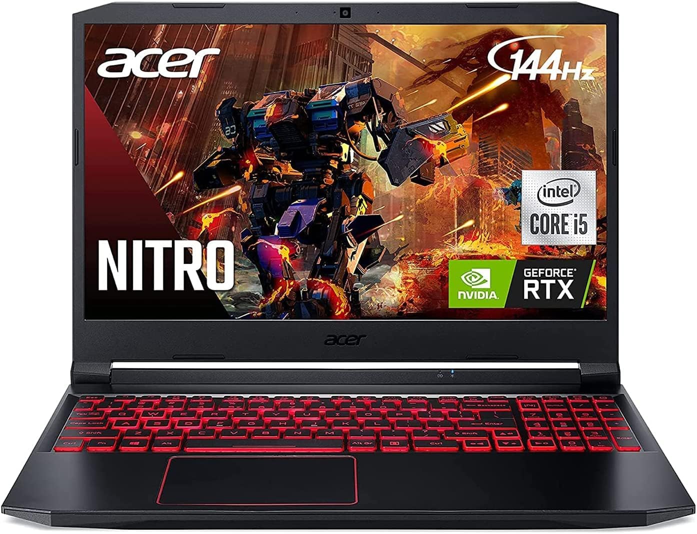 acer Nitro 5 Gaming Laptop 15.6" FHD 144Hz, Intel Core i5-10300H(up to 4.5GHz), GeForce RTX 3050, 16GB RAM | 1TB PCIe SSD,WiFi6 Backlit Keyboard