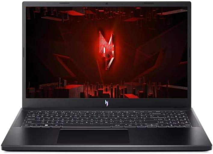 acer Nitro V 15 Gaming Laptop, 2024, 15.6" 1920 x 1080 144Hz, Intel 14-Core i9-13900H, NVIDIA GeForce RTX 4060 8GB, 64GB DDR5, 8TB SSD, Win10 Pro, Backlit KB, Wi-Fi 6, Webcam, Obsidian Black