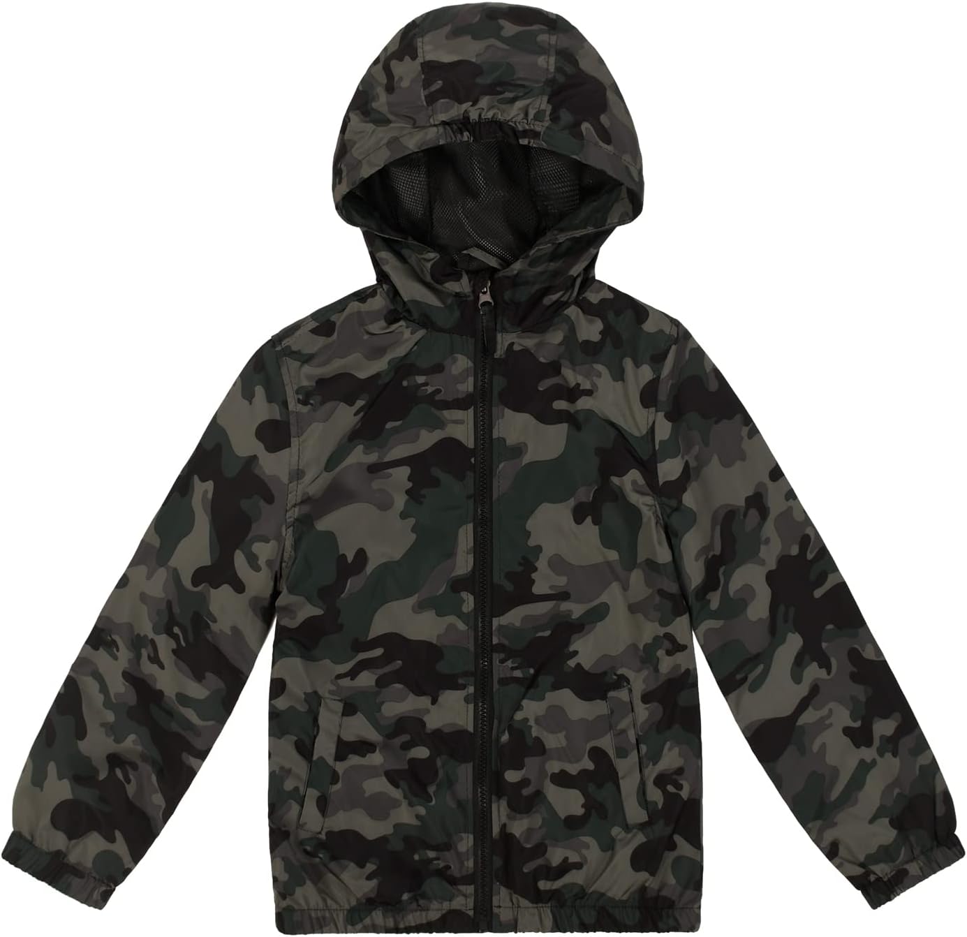 SNOW DREAMS Boys Waterproof Rain Jacket Windbreaker Lightweight Coat Kids Raincoat Outerwear
