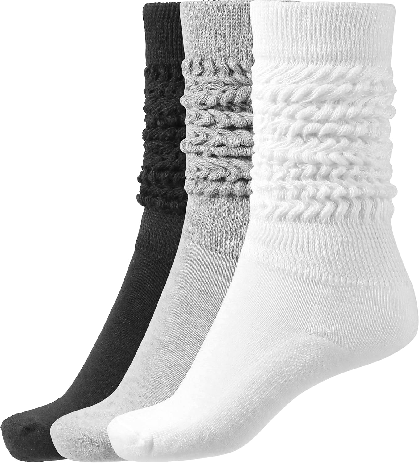 BomKinta Slouch Socks Women Thigh High Boot Socks Soft Scrunch Socks Size 5-11