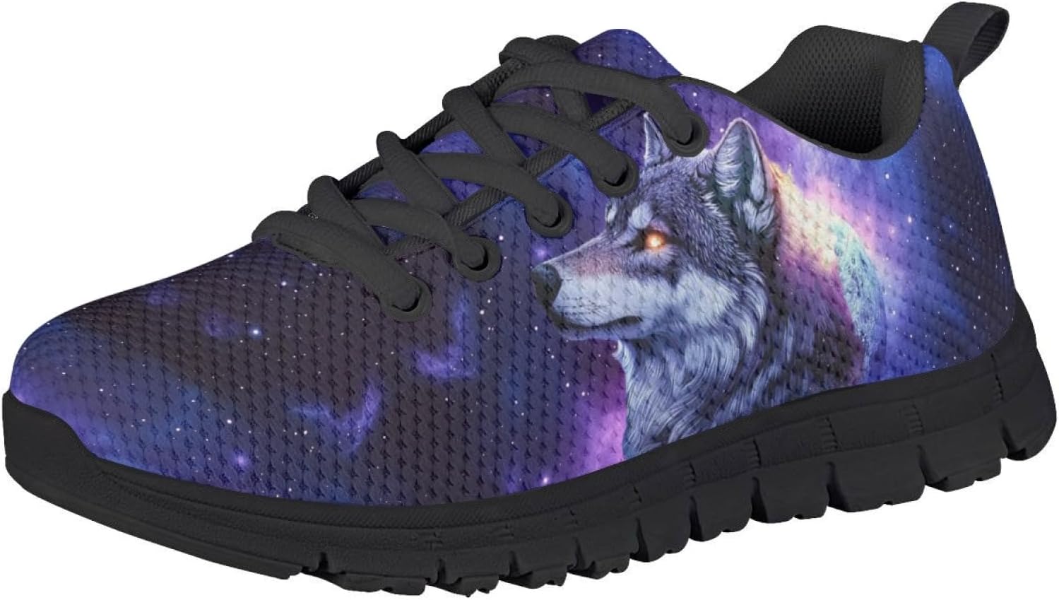 Kids Running Shoe, Lace-Up Mesh Sneakers for Boys & Girls, Breathable Sports Shoes with Non-Slip Sole, Size 11LK US-3BK US, Multiple Colors