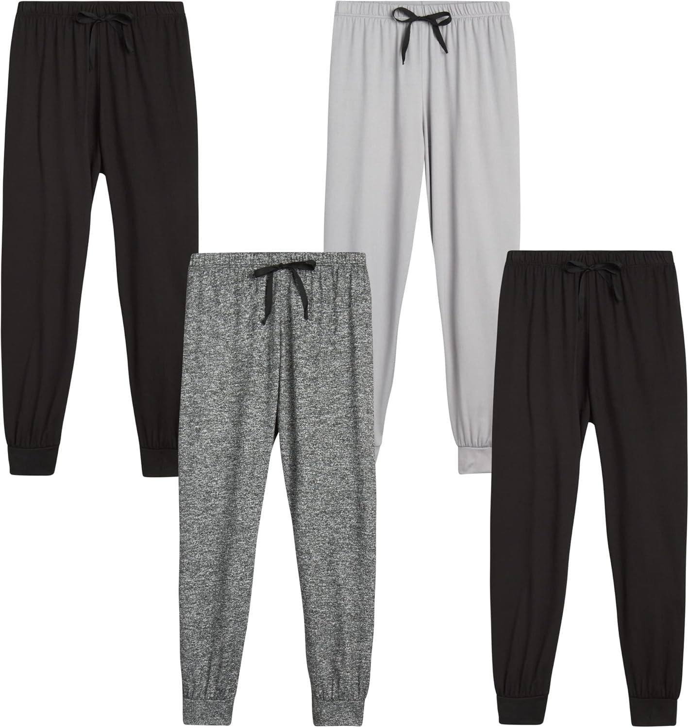 Sweet Hearts Girls' Sweatpants - 4 Pack Super Soft Athletic Performance Jogger Pants: Made in USA (7-16)