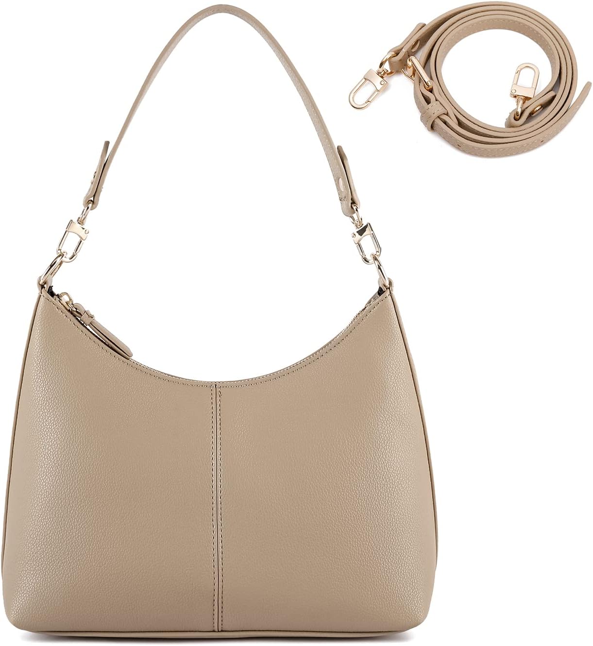 Keyli Small Shoulder Handbags for Women Mini Purse Waterproof Soft Leather Crossbody Bags for Work Shopping Travel