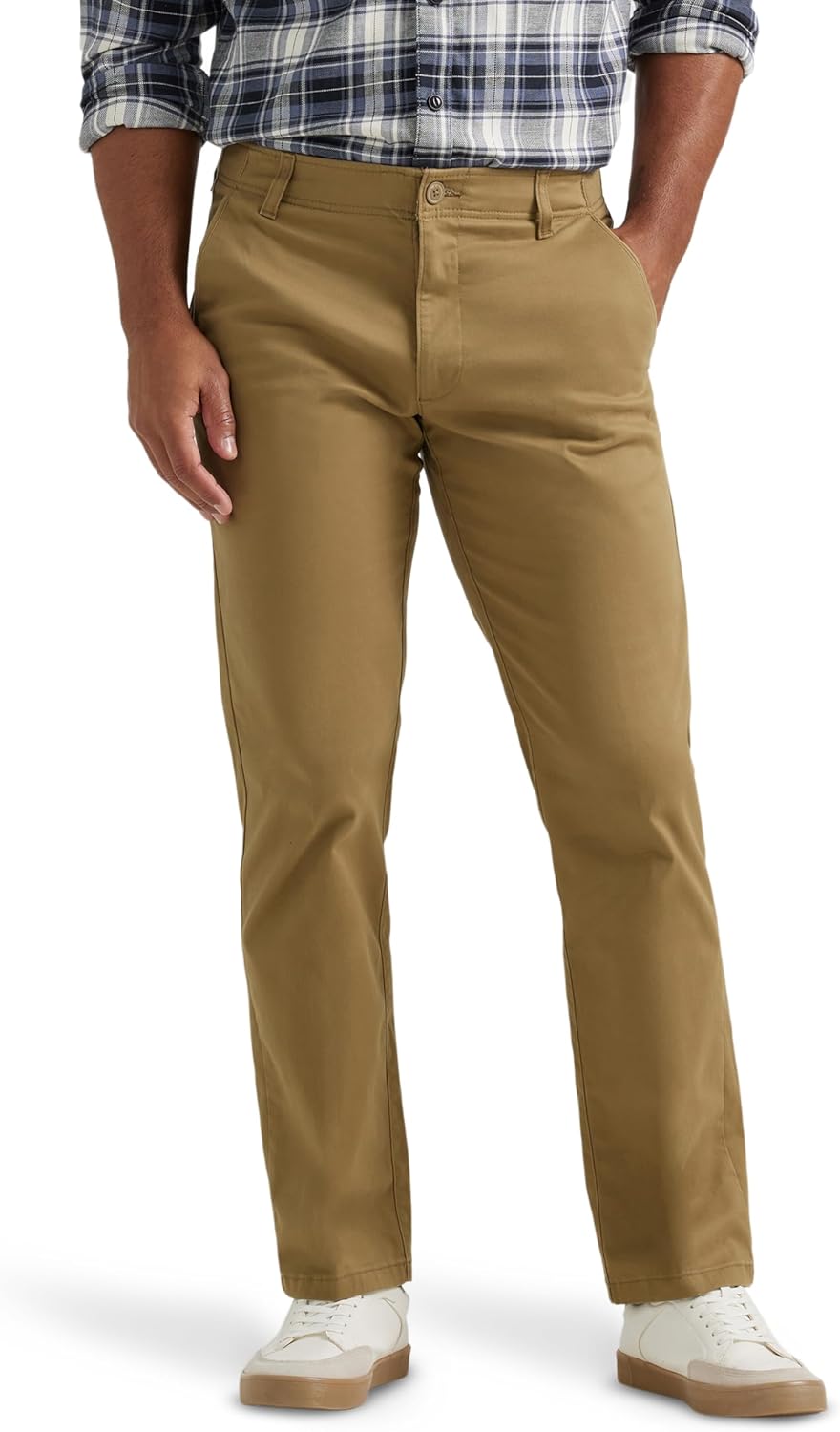Lee Men's Extreme Motion Flat Front Regular Straight Pant