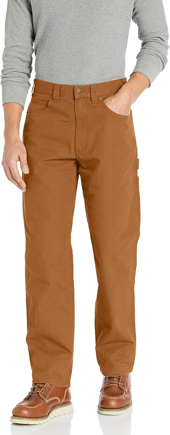 Amazon Essentials Men's Relaxed-Fit Carpenter Utility Pant with Tool Pockets