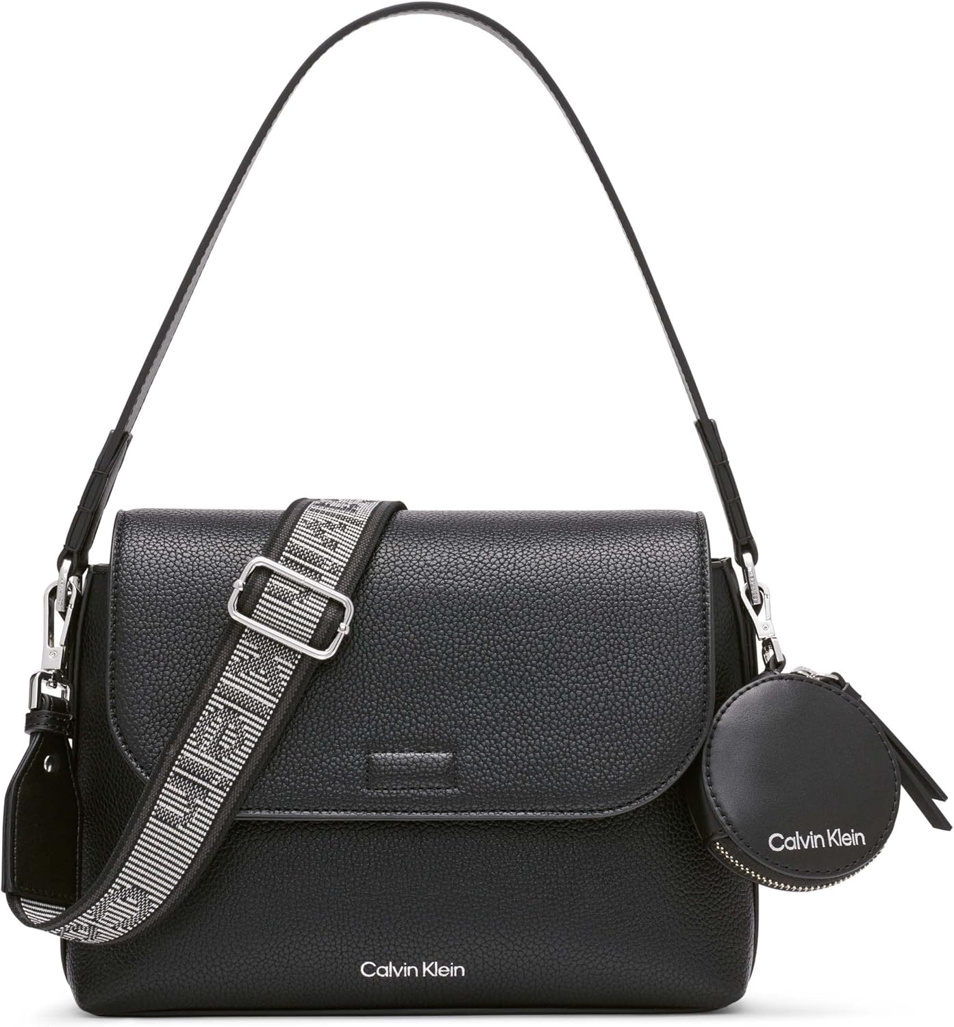 Calvin Klein Women's Millie 2 in 1 Flap Shoulder Bag & Crossbody