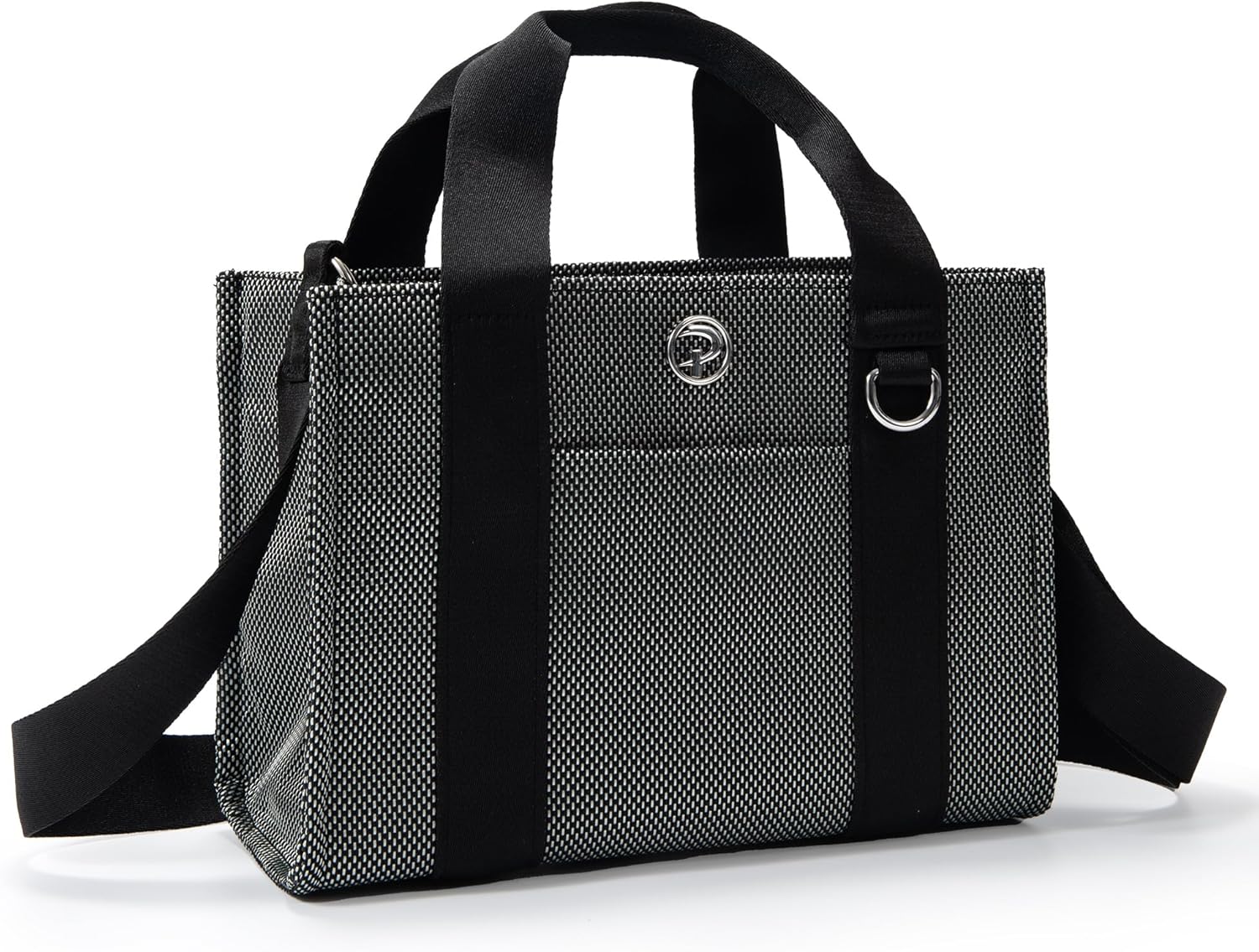 Medium Canvas Tote Bag for Women, Crossbody Satchel Bag with Adjustable Strap, Travel Purse, Work Handbag, and Everyday Bag